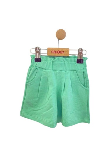 Kız Bebek Yıldız Baskılı Şortlu Takım-13896 Mint