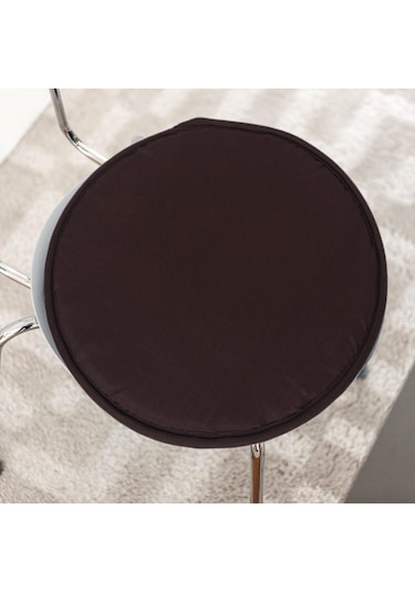 Suntek Yuvarlak Sandalye Koltuk Yastık Mutfak Zemin Derin-kahve Derin Kahve