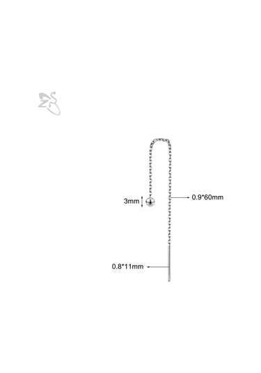 Zs 1-2'li Set 20g Paslanmaz Çelik Zincir Kolye Ve Küpe Seti 60/120 Mm Yıldız Püskül Piercing Takı Hediye Whıtekırmızımsı Kahverengi Kırmızımsı Kahverengi