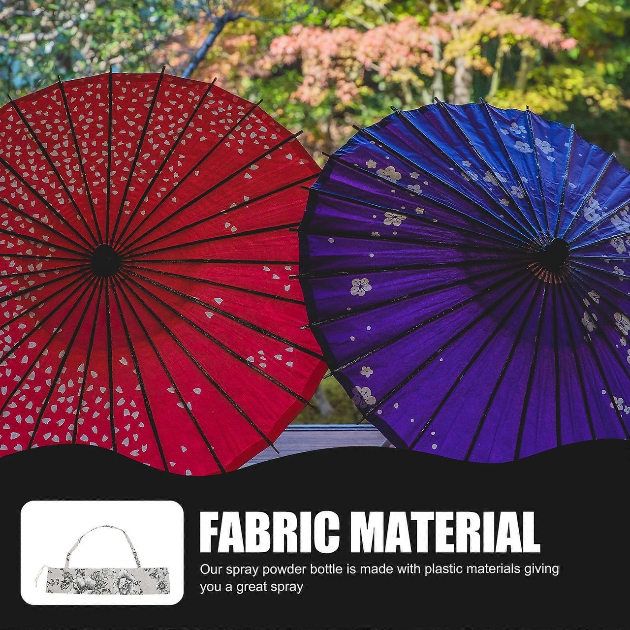 2 Adet Yağlı Kağıt Şemsiye Çantası Taşınabilir Şemsiye Çantası Şemsiye Taşıma Çantası Şemsiye Saklama Çantası Çok Renkli