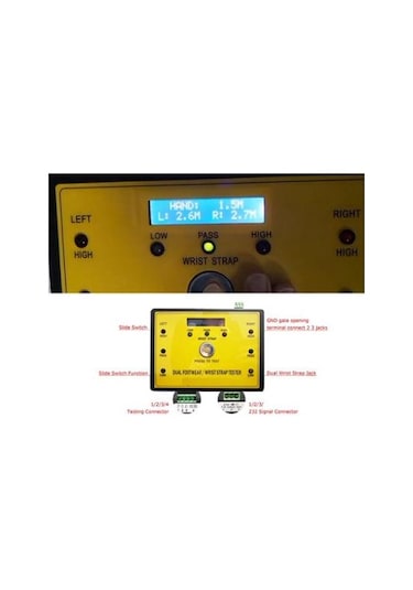 Esd Test İstasyonu Dijital Ekranlı Iz-esdt06