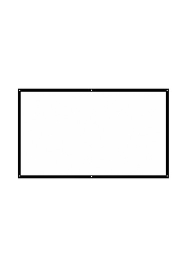 Lemestar 100 İnç 16:9 Projektör Ekranı Taşınabilir Hd Projeksiyon Ekranı Katlanabilir Duv Siyah Ve Beyaz