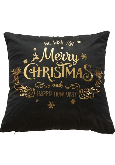 Cartoon Hand-painted Style Christmas Decorative Pillow No.134 Ekru