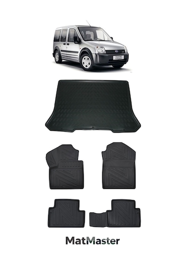 Ford Connect 2012 Model 5d Premium Ekstra Havuzlu Paspas Ve Bagaj Havuzu Set