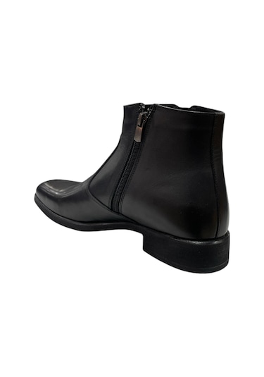 Burç 02357 Erkek Casual Hakiki Deri Bot Kış 24 Siyah
