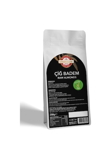 Gürbüzler Glutensiz Çiğ Badem 250 G