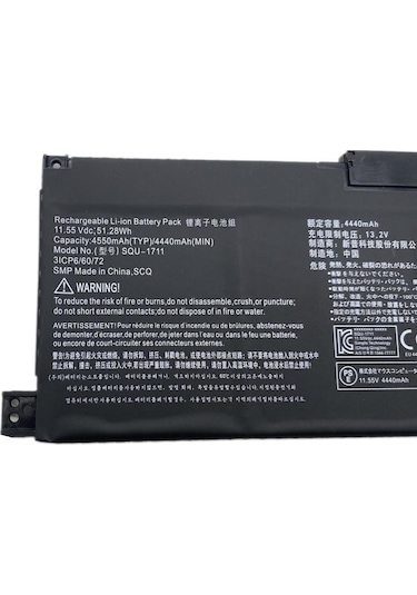 Casper Excalibur G770 Squ-1711 Squ-1718 3ıcp6/60/72 Batarya Pil