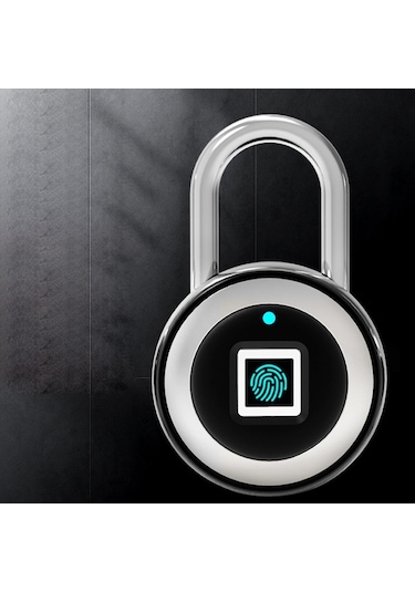 Bozzys Pl-p2 Suya Dayanıklı Akıllı Parmak İzi Dolap Kilit Kapı Kırmızı