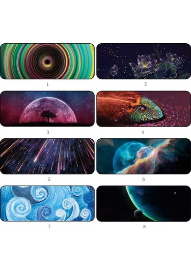 Novahub 300x800x5mm Kilitli Mouse Pad, 4 Su Damlası 4 Su Damlası