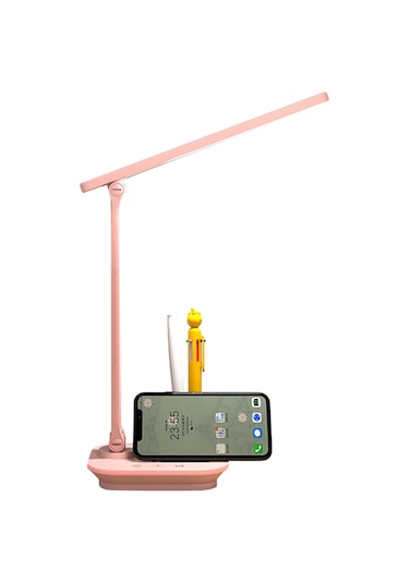 Cbtx Tb-87slı Pille Çalışan Katlanır Led Işık  Gece Lambası Kalem Tutuculu - Pembe