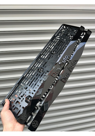 Vipplaka Das Auto Uyumlu Ortası Mat Plakalık