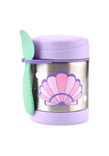 Skip Hop Spark Style Paslanmaz Çelik Termos Deniz Kabuğu Çok Renkli