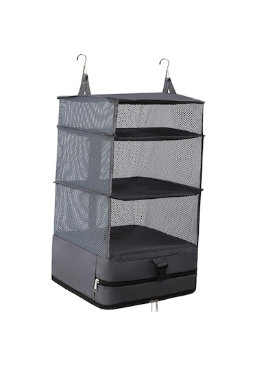 Pazly Suntek Space Seyahat Saver Rafları Koyu Katlı Katlanabilir Gri Asma 3 Wv Koyu Gri