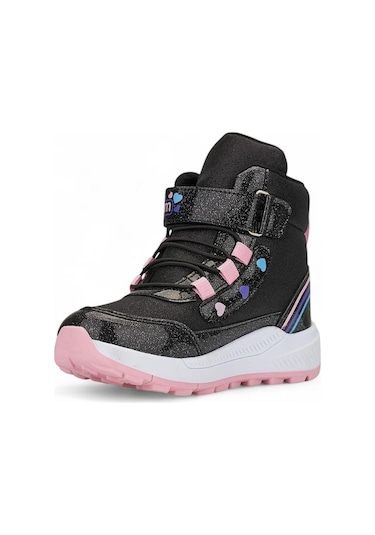Tuğba Ortopedi 138 Kız Çocuk Bot Siyah/pembe Siyah - Pembe