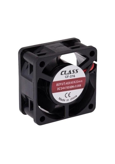 Class 40X40X20Mm Dc 24Volt Fan 1Adet