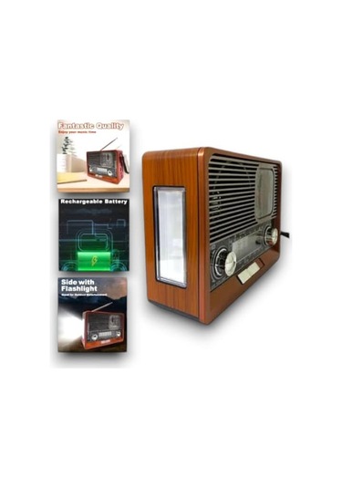 Bluetooth Hoparlör - Nostaljikradyo 1647 Kablosuz, Şarjlı, Taşınabilir