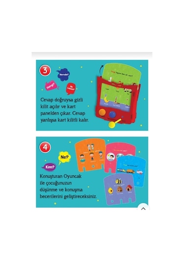 Yükselen Zeka Konuşturan Oyuncak 16-24 Ay