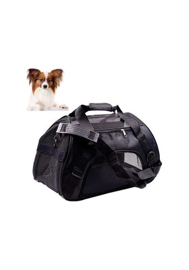 Dm Cbtx Taşınabilir Köpek Sırt Çantası, Katlanır Dışarı Çıkma Çantası Küçük Siyah