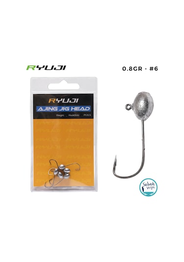 Ryuji Ajing Jighead 0.8gr 6 5 Adet