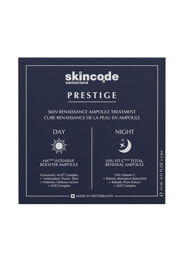 Skincode Prestige Cilt Yenileyici Ampul Bakım Kürü 15 Ml