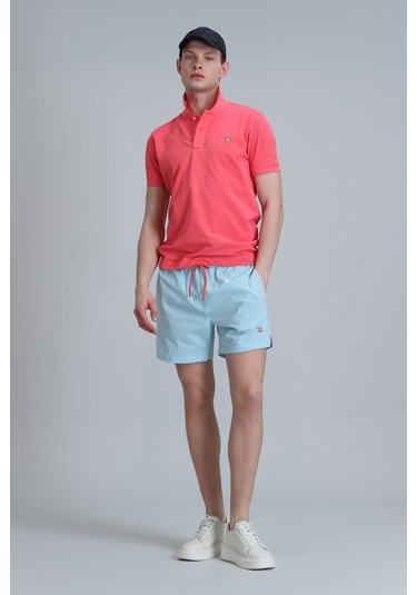 Lufian Erkek Strıped Deniz Şortu 111220087 Mavi