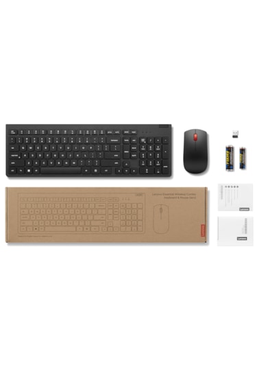 Lenovo Essential 4X31N50744 Kablosuz Q Klavye Mouse Set