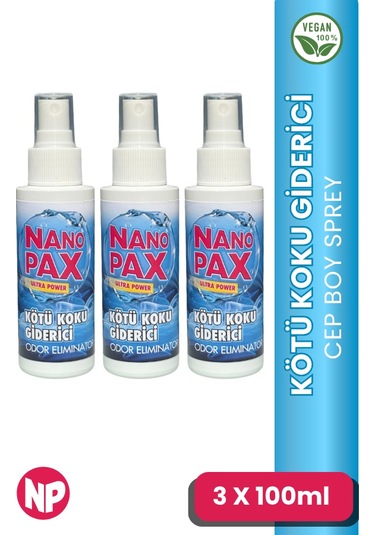 Kötü Koku Giderici Sıvı Sprey 3 X 100 Ml