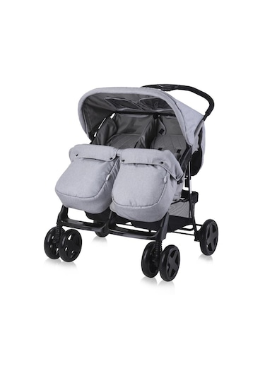 Lorelli Twin İkiz Bebek Arabası Cool Grey Gri
