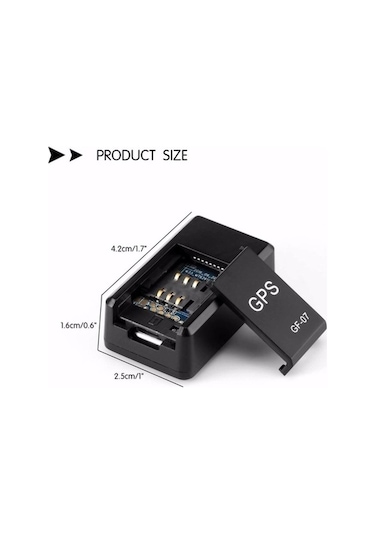 Wondernest Zamanlı Takip Takip Takip Sones Sistemi Mini Manyetik Gsm Gps Gps Gf07 Gerçek Cihazı Cihazı Bulucu Araç Araba 2g Cu