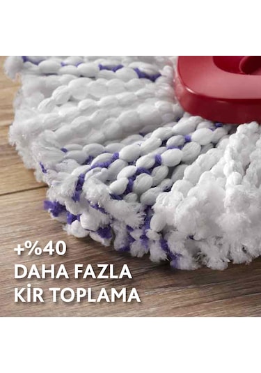 Vld0000000429 Vileda Turbo 3in1 Extra Pedli Mikrofiber Yedek Paspas - Tekil Vileda