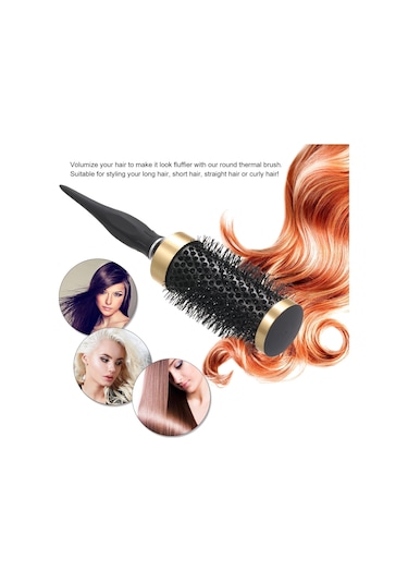 Moveevo Yuvarlak Saç Tarağı Üfleme Saç Tarağı Tüylü Saç Tarağı Şekillendirme Tarağı 4