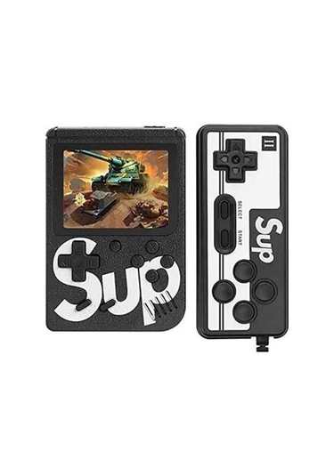 Zhltools 400 Oyunlu Taşınabilir Nostalji Retro Mini Atari Game Siyah