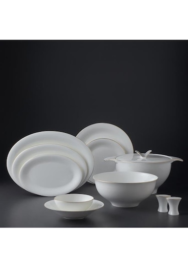 Jumbo Golda 61 Parça 12 Kişilik Yemek Takımı Outlet