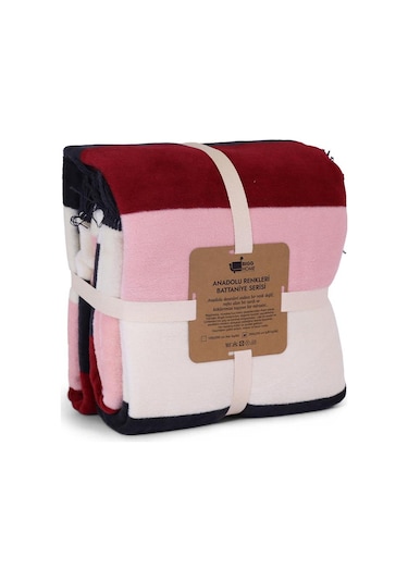 Bigghome Ritim Çift Kişilik Battaniye 200 X 220 Cm Karışık