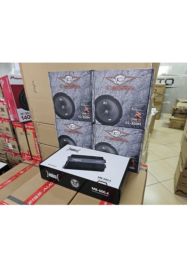 Cadence 2 Takım 20 Cm 120 Rms 1 Adet Mobass 600,4 Anfi