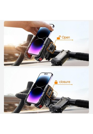 Motosiklet Bisiklet Telefon Tutucu-bisiklet Gidonu Cep Telefonu Tutucu-dağ Bisikleti Motosiklet Aksesuarları