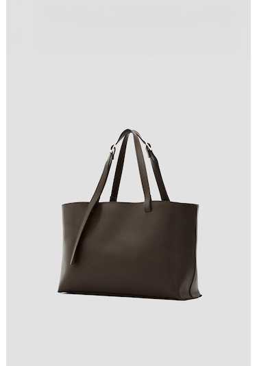 Shule Bags Joli Everyday Omuz Çantası Kahve Kahverengi - Siyah - Bej
