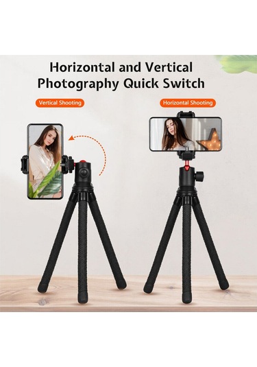 Kingjoy Kt-660 Cep Telefonları İçin Ahtapot Esnek Tripod