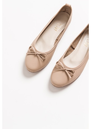 Luvishoes 01 Biskuvi Cilt Kadın Babet Koyu Bej