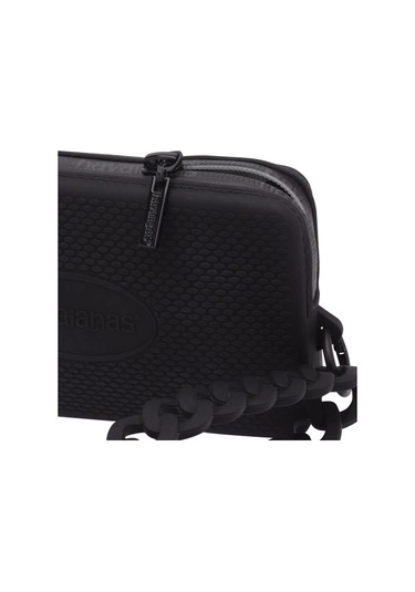 Mini Bag Chain Siyah Plaj Çantası Siyah