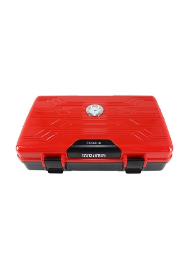 Jifeng Seyahat Tipi Puro Kutusu Humidor Kırmızı 10cigar