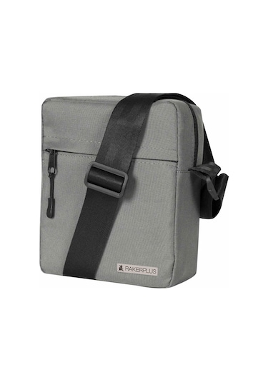 Rakerplus Gri 20x16x8 Cm Unisex Omuz Çantası Gri