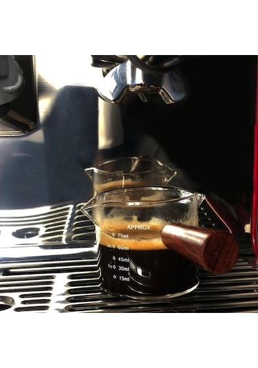 Wondernest Sıvı Ons Ölçüm Kahve Kabı Jialan Fincanı Espresso Cam Cam İa Şeffaf