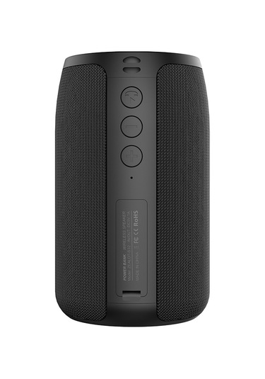 Wezone S32 Siyah Bluetooth Hoparlör - Tws Eşleşme, Su Geçirmez, Düşük Frekanslı Stereo, Sesli Konuşma, Taşınabilir - Ev/parti/doğa İçin