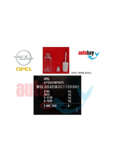 Fırçalı Rötuş Boyası  (Her Marka Araç Için ) Özel Üretim 30 ML