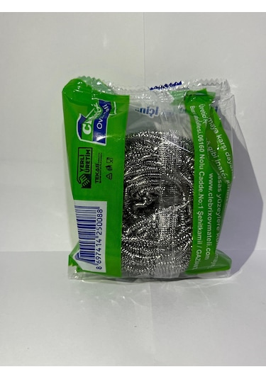Technow Paslanmaz Çelik Büyük Endüstriyel Boy Bulaşık Ovma Teli 40 Gr
