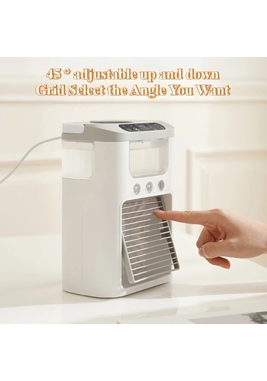 Motion003 Pembe 3 Renk Secenekli Usb Nemlendirici Fan Tasinabilir Mini Sogutucu Ofis Seyahat Icin