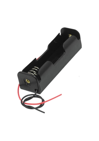 Robizstore-Tekli 1 Li 18650 Pil Yuvası Kablolu Tutucu 3.7V Pil Şarj Kutusu