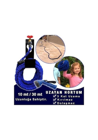 Uzayan Tabancalı Hortum 30 Metre