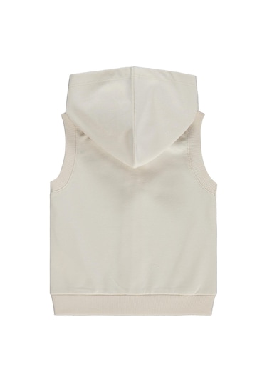 Civil Baby Düz Basic Kalpli 6-18 Ay Yelek - Bej 18-24 Ay Açık Bej
